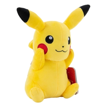 Dieser süße und kuschelige 20 cm Plüsch Pikachu ist ein Muss für alle Pokémon-Fans.